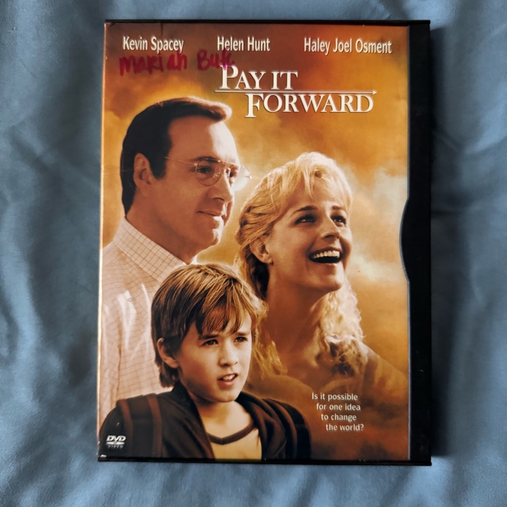 Pay It Forward (DVD, 2001) Helen Hunt & Kevin Spacey Tested Working